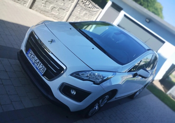 Peugeot 3008 cena 38000 przebieg: 153864, rok produkcji 2015 z Krotoszyn małe 301